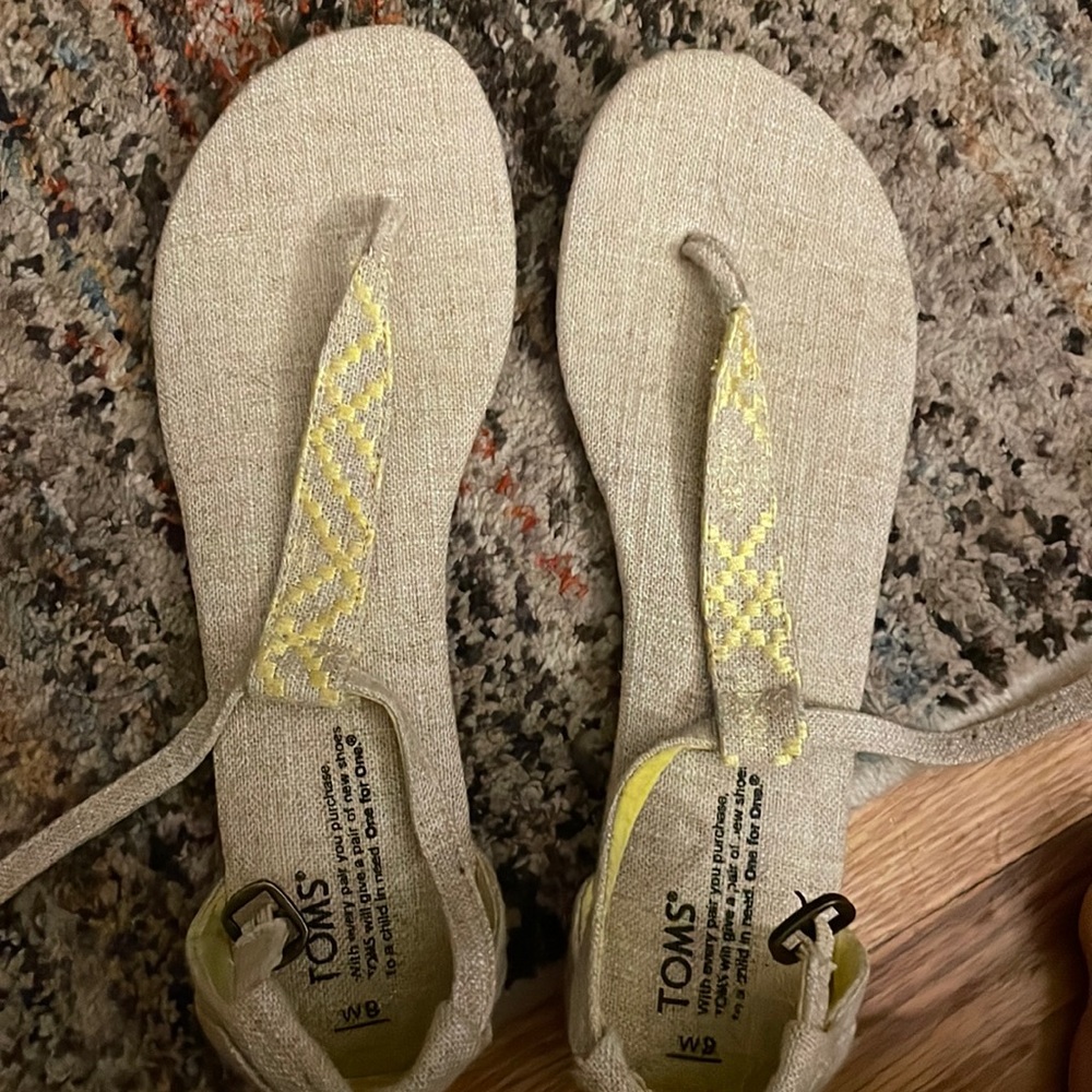 Tom’s sandals